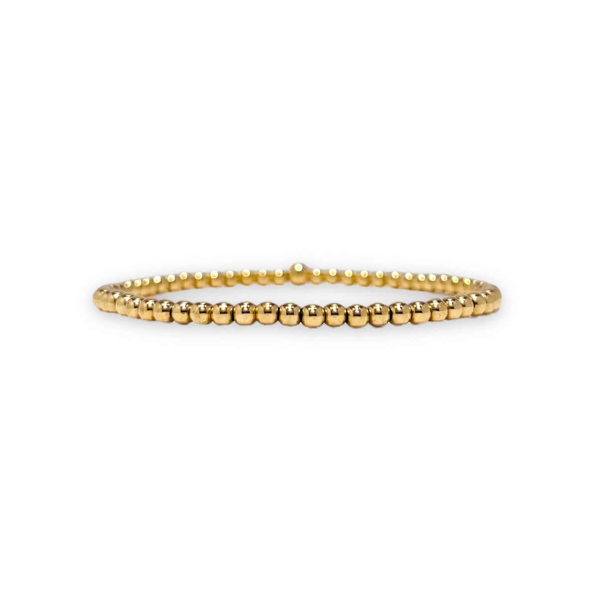 18k Gold 3mm Bracelet – Cindy Vega Jewelry