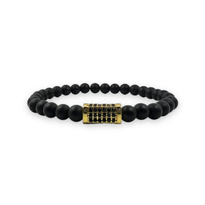 Onyx Matte 8mm Stone Bracelet