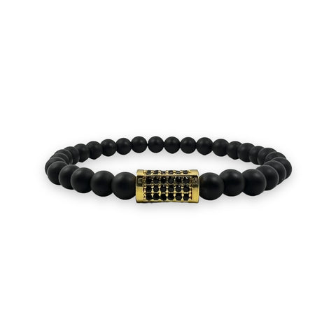 Onyx Matte 8mm Stone Bracelet