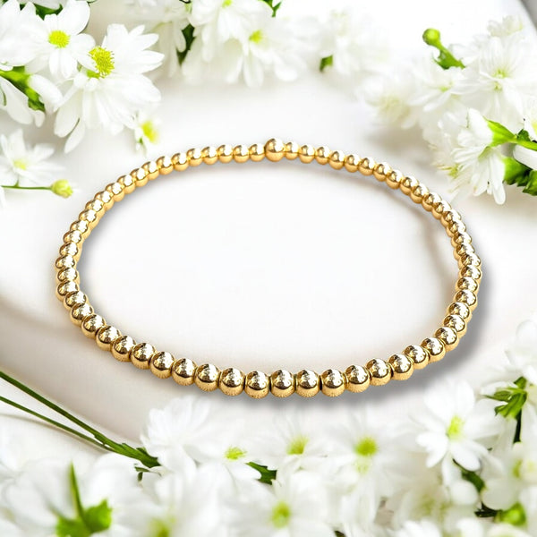 18k Gold 3mm Bracelet