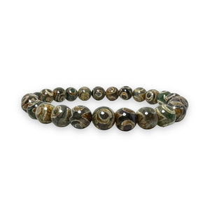 8mm Tibetan Stone Bracelet