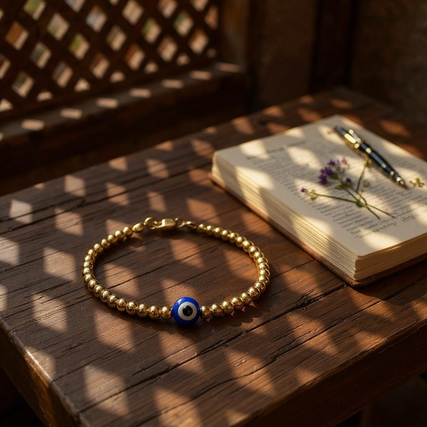 18k Gold 3mm Bracelet Stack 2