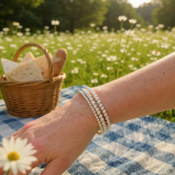 Sterling Silver 2.5mm Bead Bracelet