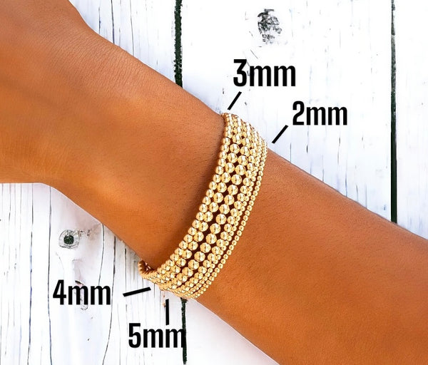 18k Gold 2.5mm Clasp Bracelet