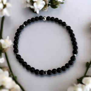 4mm Onyx Matte Stone Bracelet