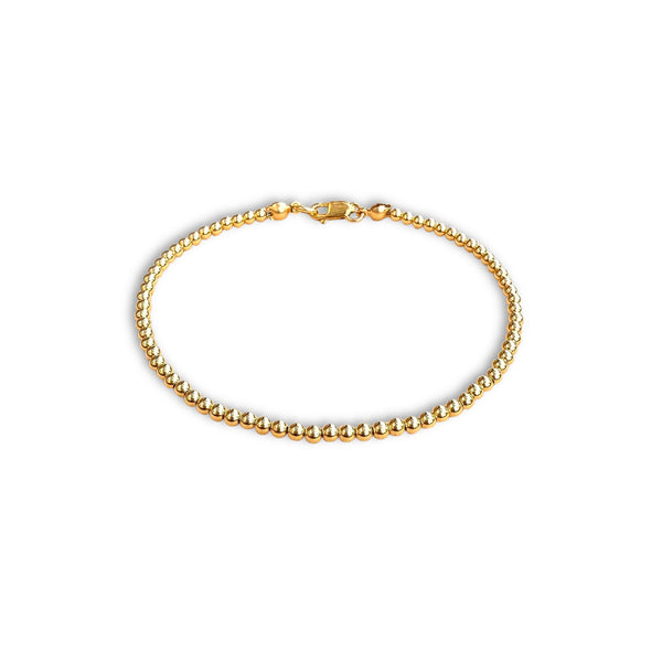 18k Gold 2.5mm Clasp Bracelet