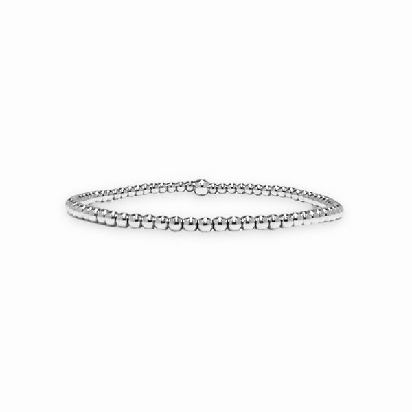 Sterling Silver 2.5mm Bead Bracelet