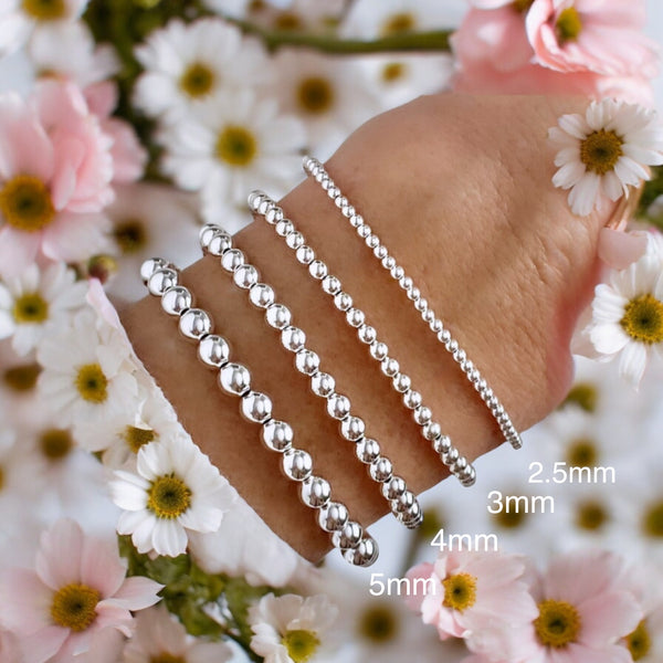 Sterling 2.5mm Bracelet Stack 3